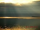 Morning at Huron lake